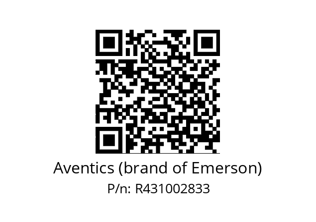   Aventics (brand of Emerson) R431002833