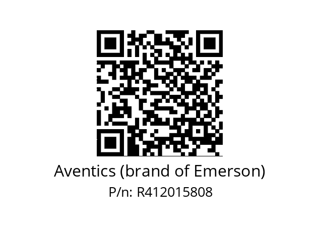   Aventics (brand of Emerson) R412015808