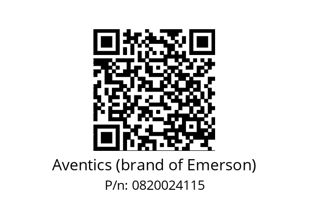   Aventics (brand of Emerson) 0820024115