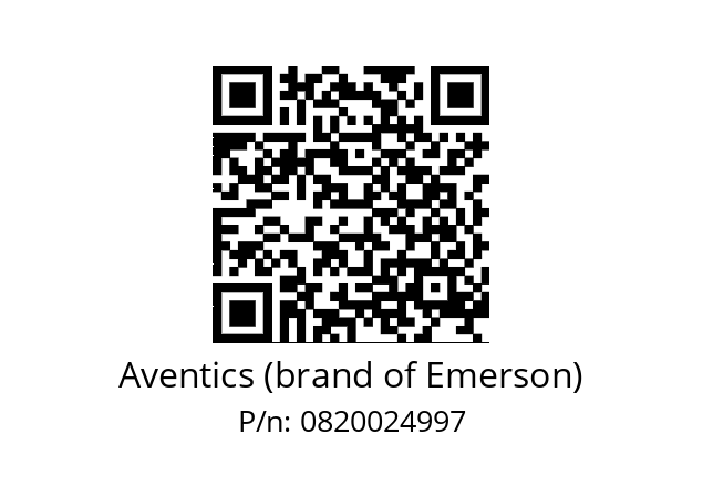   Aventics (brand of Emerson) 0820024997