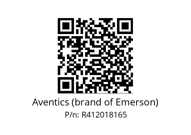   Aventics (brand of Emerson) R412018165