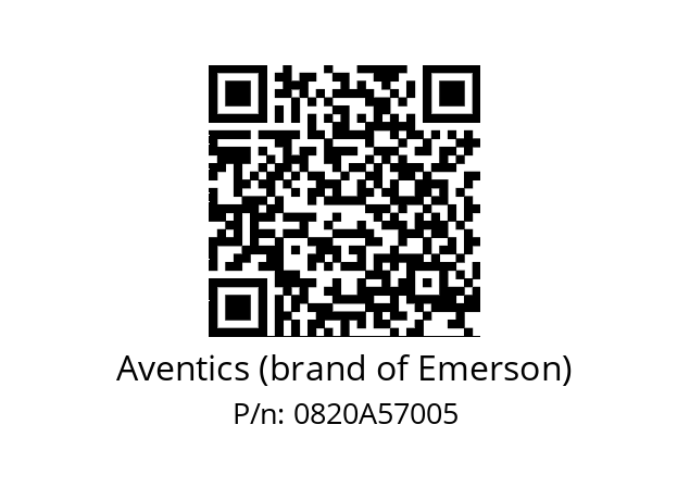   Aventics (brand of Emerson) 0820A57005