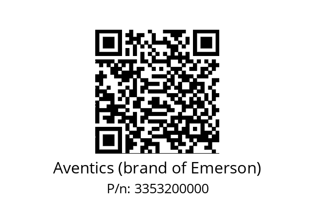   Aventics (brand of Emerson) 3353200000