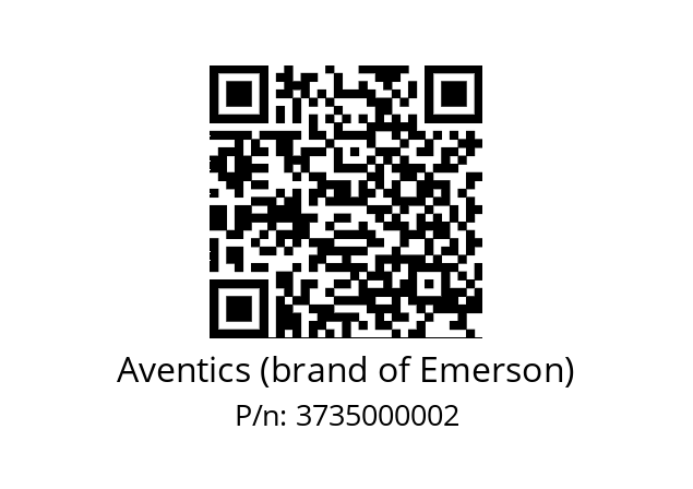   Aventics (brand of Emerson) 3735000002