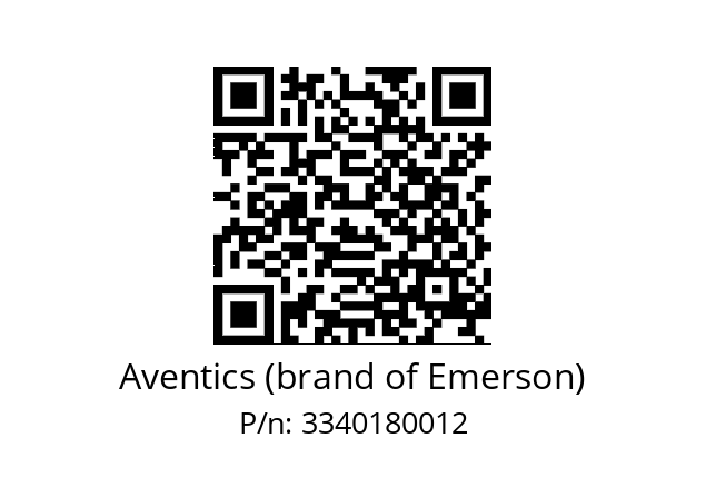   Aventics (brand of Emerson) 3340180012