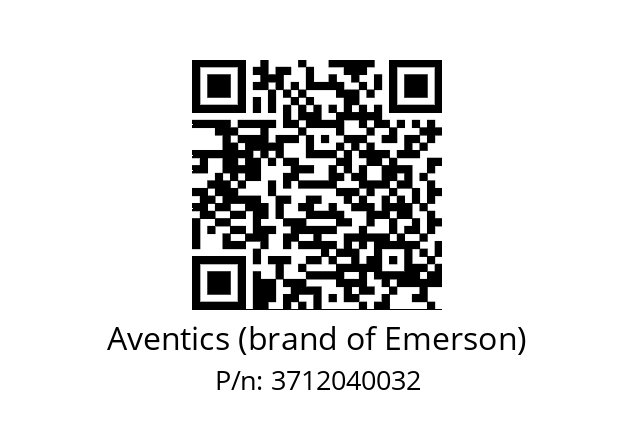   Aventics (brand of Emerson) 3712040032