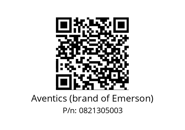   Aventics (brand of Emerson) 0821305003