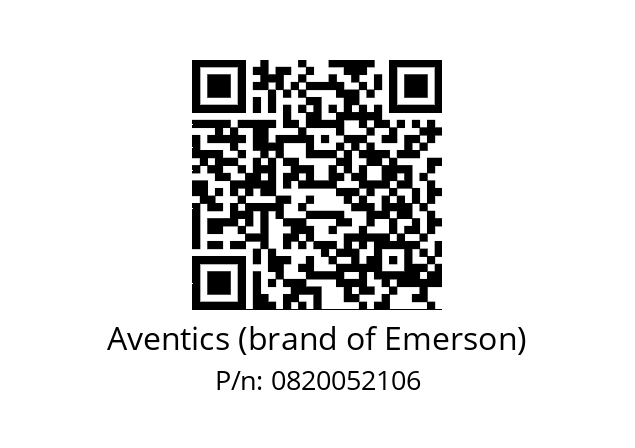   Aventics (brand of Emerson) 0820052106