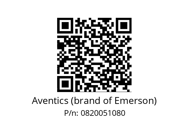   Aventics (brand of Emerson) 0820051080