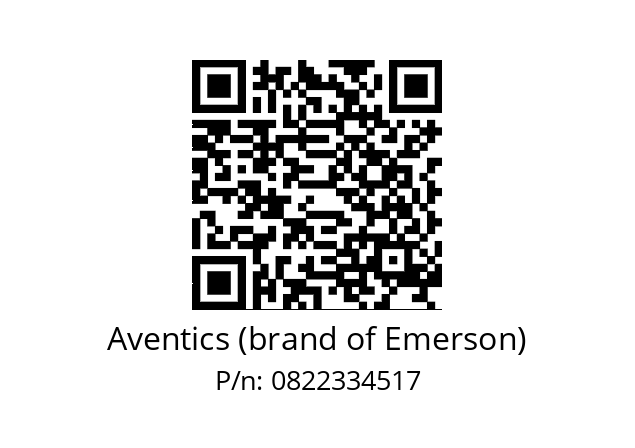   Aventics (brand of Emerson) 0822334517