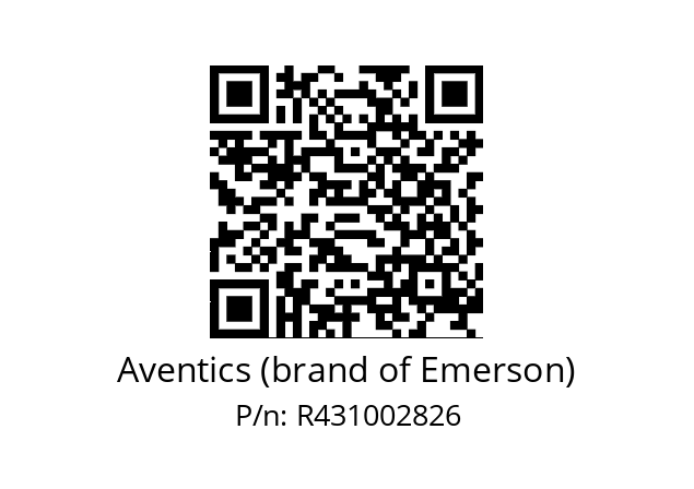   Aventics (brand of Emerson) R431002826