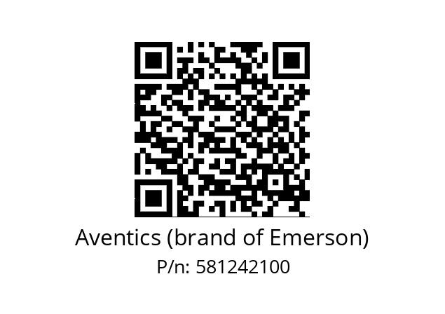   Aventics (brand of Emerson) 581242100