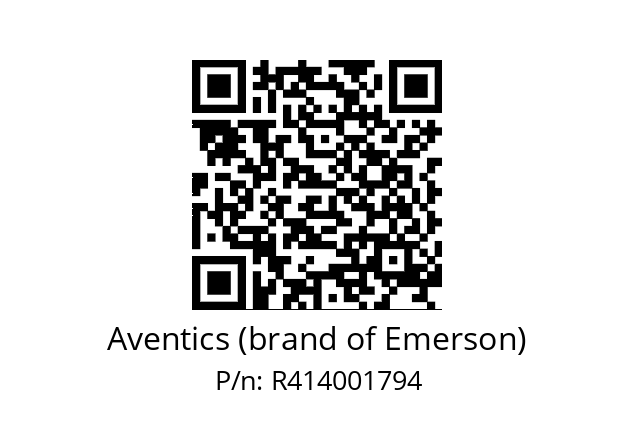   Aventics (brand of Emerson) R414001794