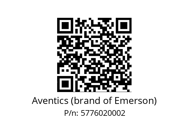   Aventics (brand of Emerson) 5776020002