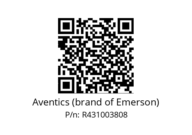   Aventics (brand of Emerson) R431003808