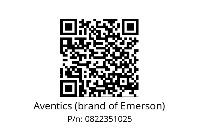   Aventics (brand of Emerson) 0822351025