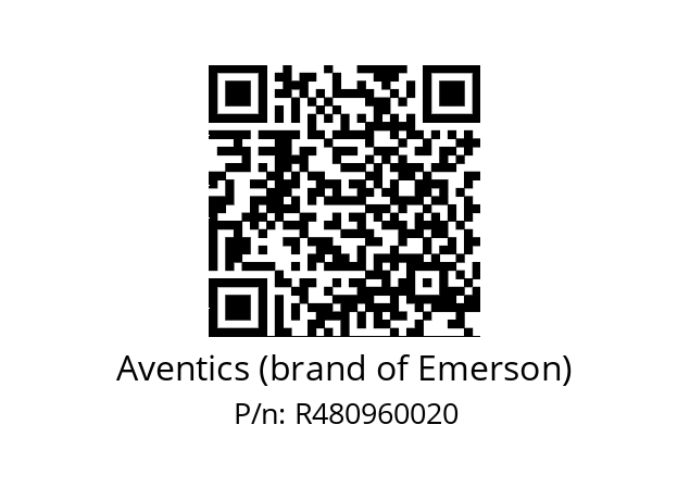   Aventics (brand of Emerson) R480960020