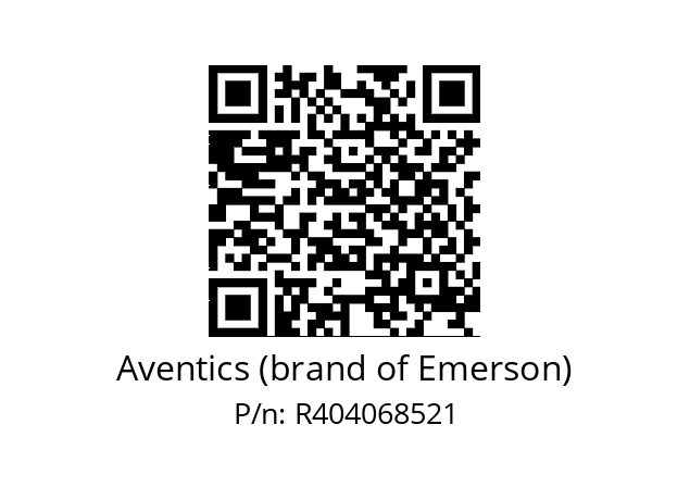   Aventics (brand of Emerson) R404068521