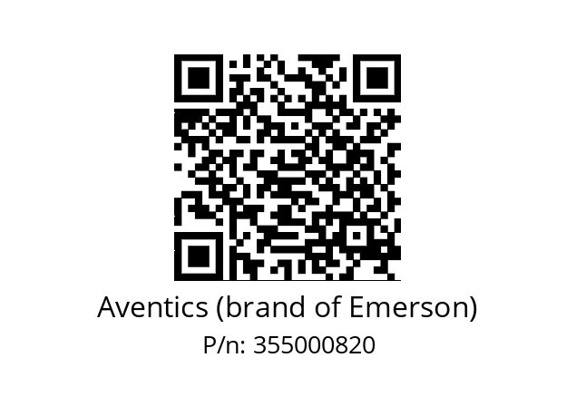   Aventics (brand of Emerson) 355000820