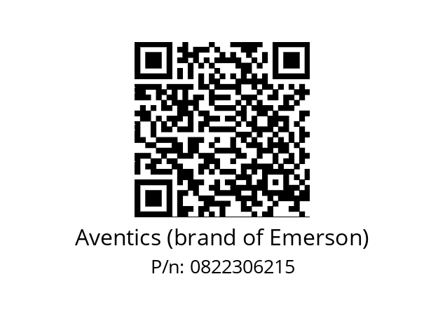   Aventics (brand of Emerson) 0822306215