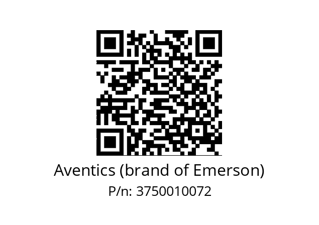   Aventics (brand of Emerson) 3750010072