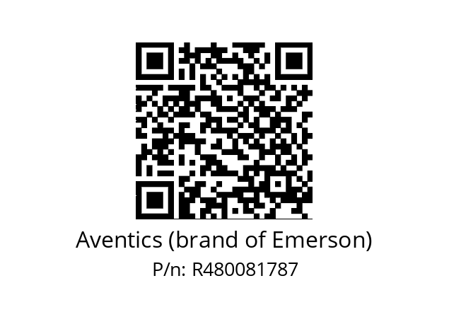   Aventics (brand of Emerson) R480081787