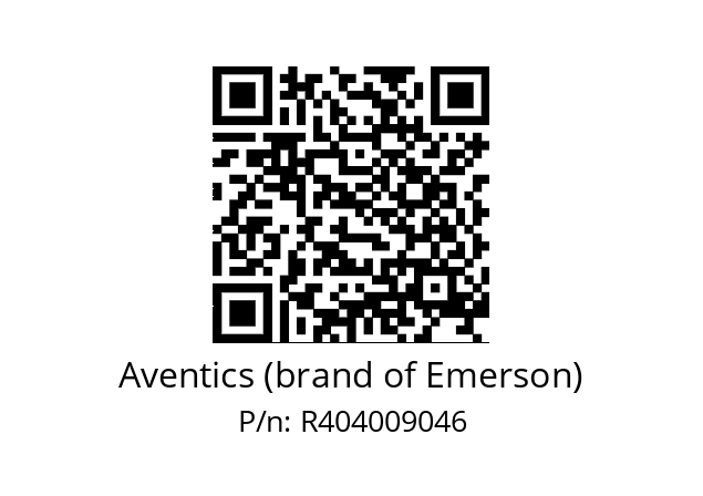   Aventics (brand of Emerson) R404009046