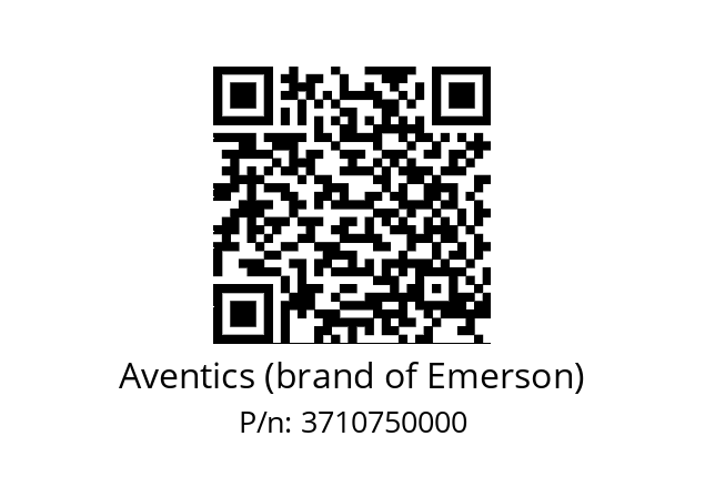   Aventics (brand of Emerson) 3710750000