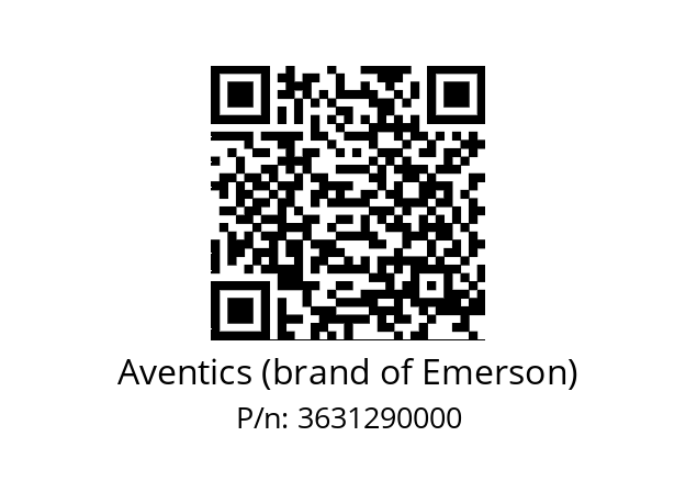   Aventics (brand of Emerson) 3631290000