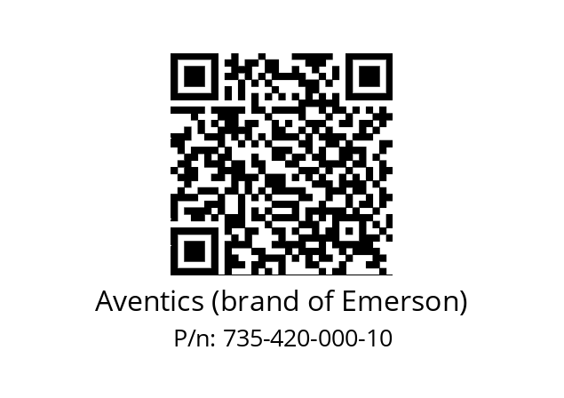   Aventics (brand of Emerson) 735-420-000-10