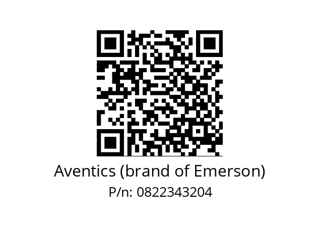   Aventics (brand of Emerson) 0822343204