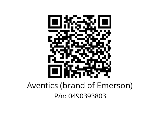   Aventics (brand of Emerson) 0490393803