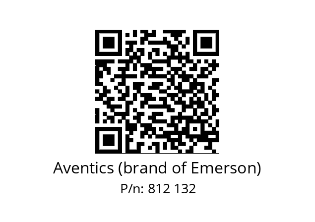   Aventics (brand of Emerson) 812 132