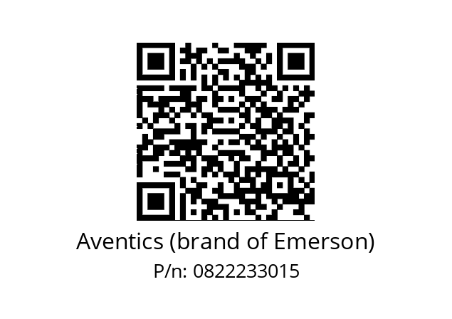   Aventics (brand of Emerson) 0822233015