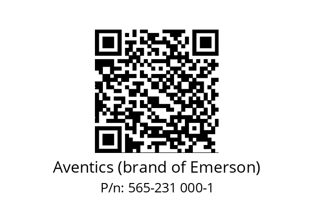   Aventics (brand of Emerson) 565-231 000-1