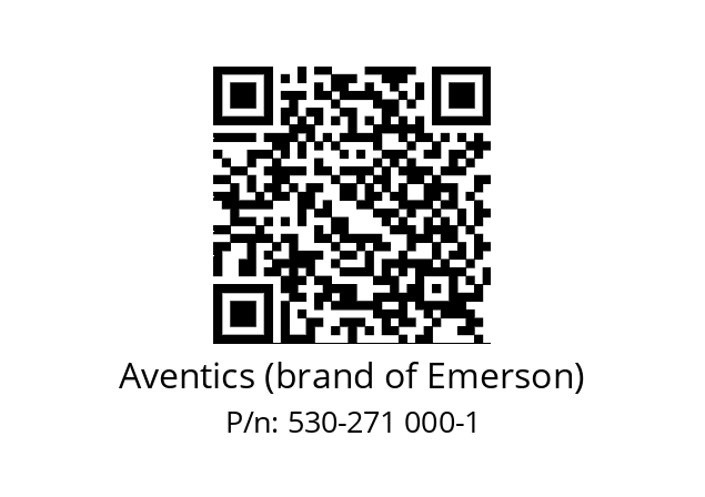   Aventics (brand of Emerson) 530-271 000-1