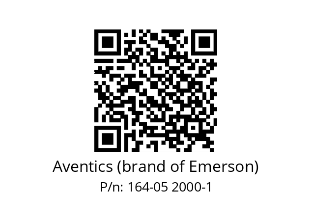   Aventics (brand of Emerson) 164-05 2000-1