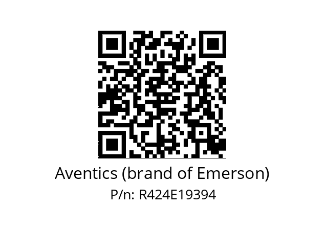   Aventics (brand of Emerson) R424E19394