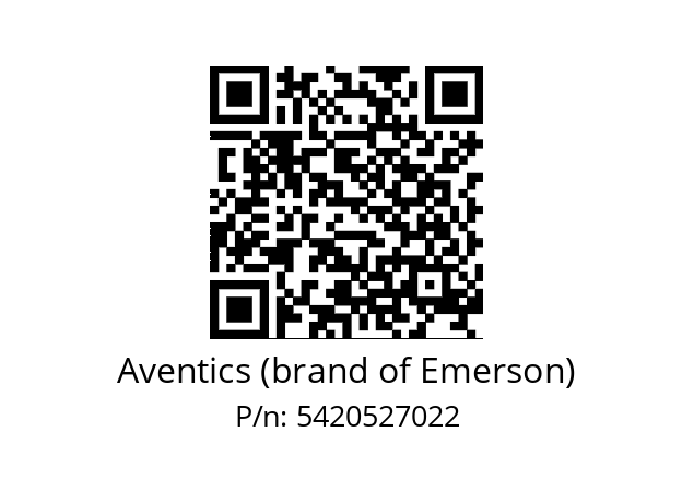   Aventics (brand of Emerson) 5420527022