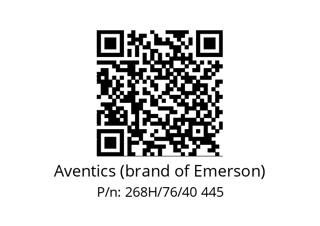   Aventics (brand of Emerson) 268H/76/40 445