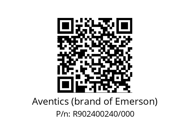   Aventics (brand of Emerson) R902400240/000