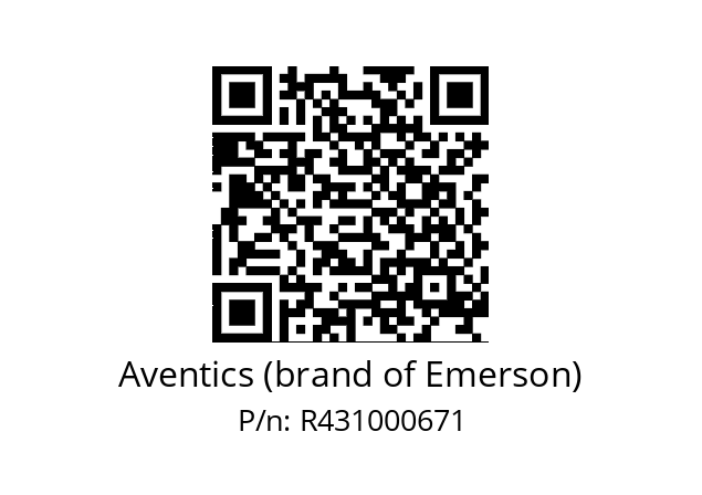   Aventics (brand of Emerson) R431000671