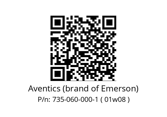   Aventics (brand of Emerson) 735-060-000-1 ( 01w08 )