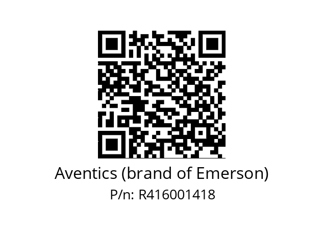   Aventics (brand of Emerson) R416001418