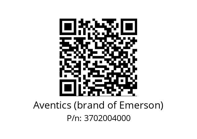   Aventics (brand of Emerson) 3702004000