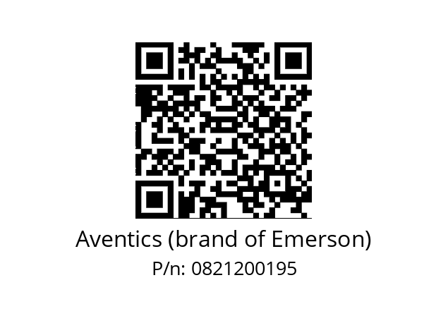   Aventics (brand of Emerson) 0821200195