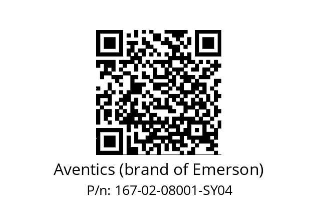   Aventics (brand of Emerson) 167-02-08001-SY04