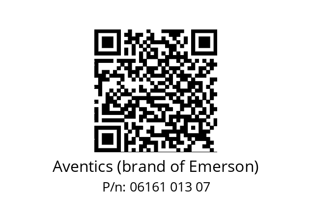   Aventics (brand of Emerson) 06161 013 07