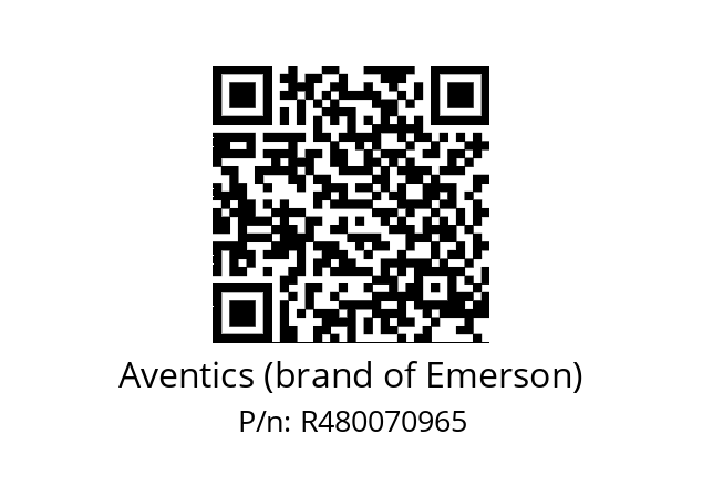   Aventics (brand of Emerson) R480070965