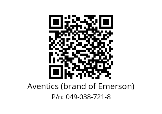   Aventics (brand of Emerson) 049-038-721-8